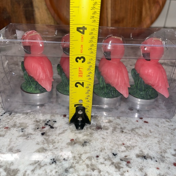 Flamingo Bird Candle Set - Pink and Green Tea Candles Kohls - Picture 7 of 7